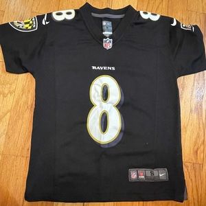 Baltimore Ravens Lamar Jackson Jersey Youth Small (8)